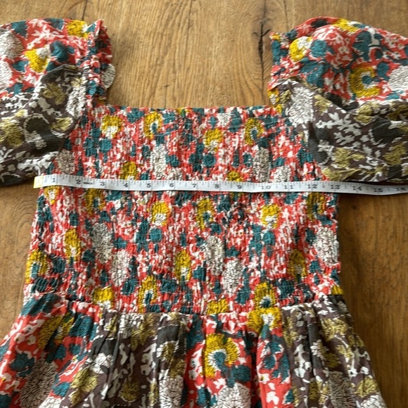 ANTHROPOLOGIE Velvet by Graham & Spencer Taria Smocked Dress - Picture 6 of 7